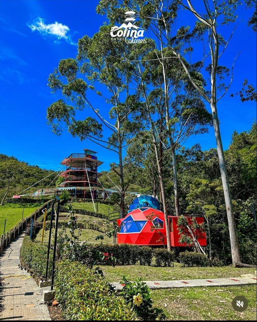 Hotel Colina Entre Colores Puente Nacional Exterior foto